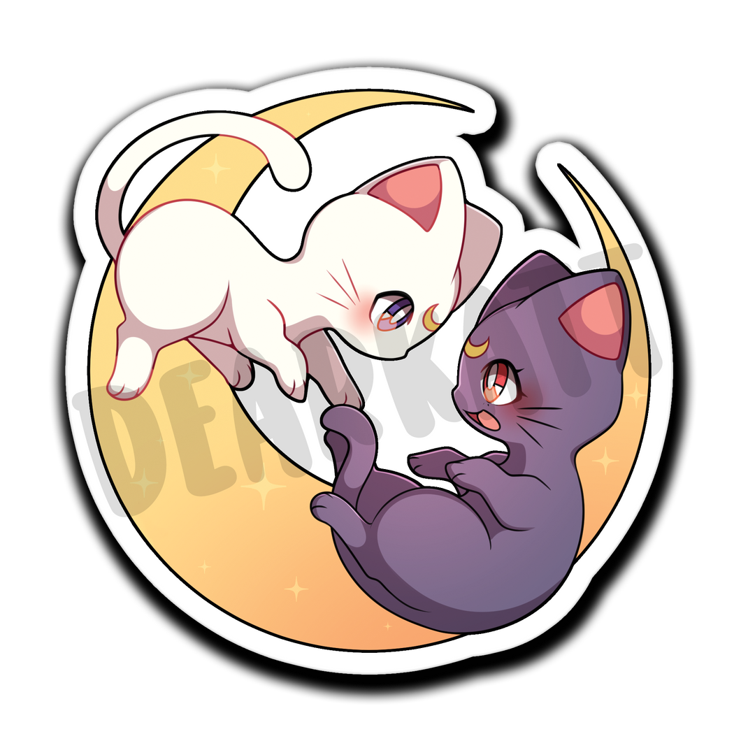 Moon Cats Mini Sticker